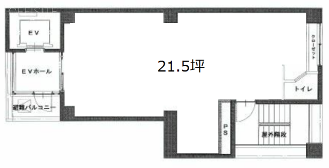 五番館ビル3F 間取り図