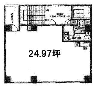 マツキビル2F 間取り図