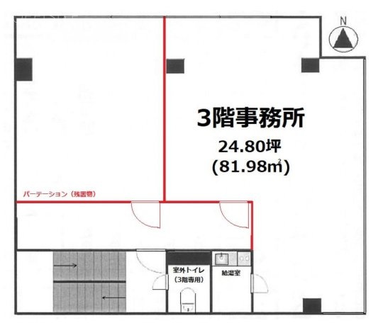 BB第2ビル3F 間取り図