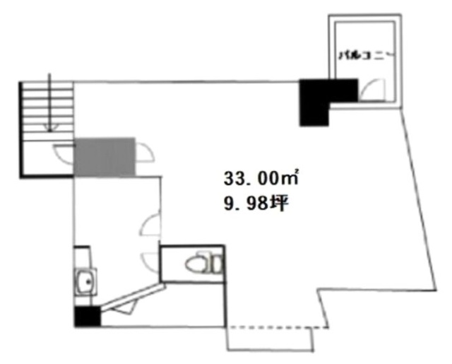 若月ビル205 間取り図