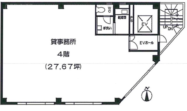 O&K111ビル4F 間取り図