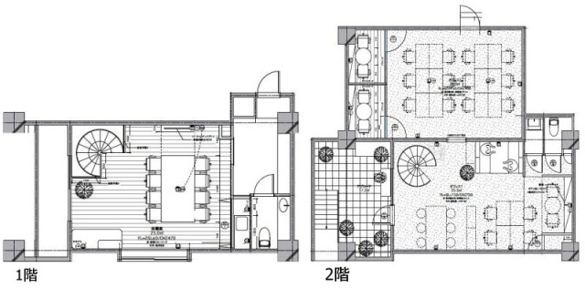 ランド南青山B1F~1F 間取り図