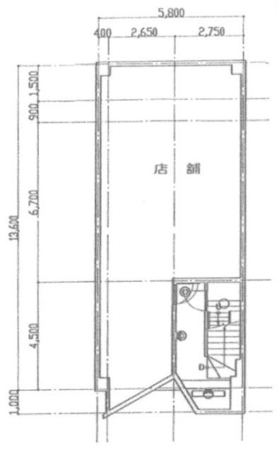 ソシアルビル1F 間取り図
