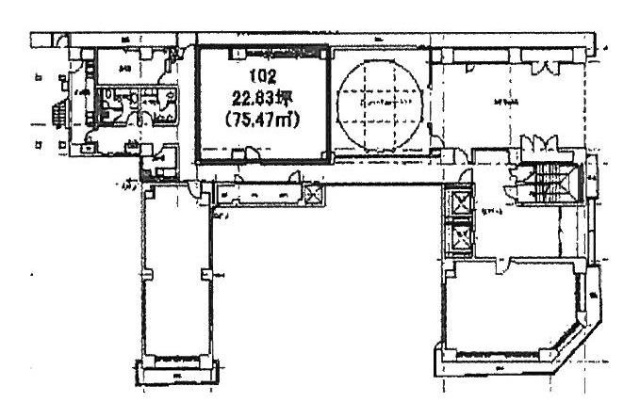 ジブラルタ生命五反田ビルB 間取り図