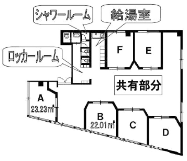 六本木ゲッツビルA 間取り図