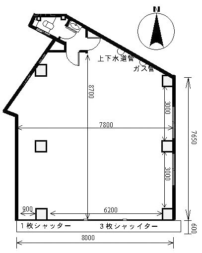 ローズハイムビル101 間取り図