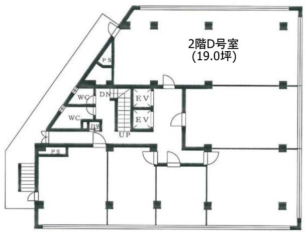 山の手ビルD 間取り図