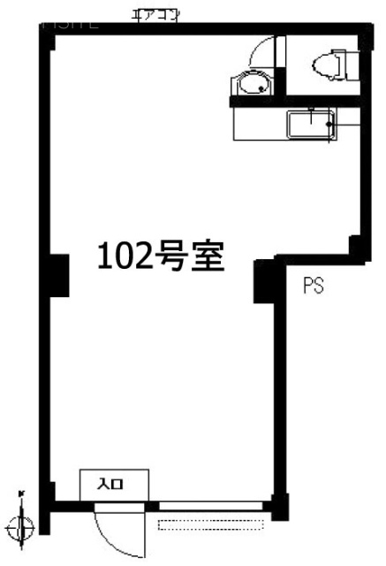 富士ビル102 間取り図