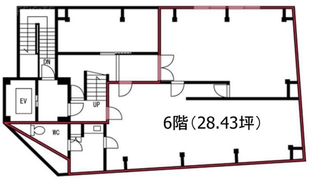 瀬田タツミビル6F 間取り図