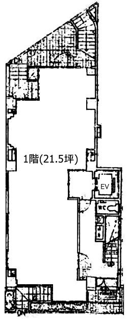 神田須田町117ビルディング1F 間取り図