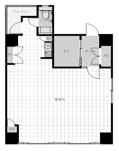 虎ノ門浜崎ビル4F 間取り図