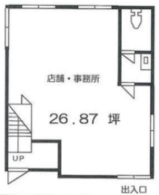 ジュピター東葛西1F 間取り図