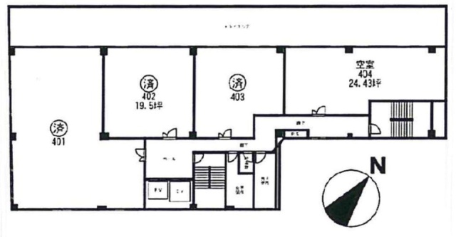 町田森野ビル404 間取り図