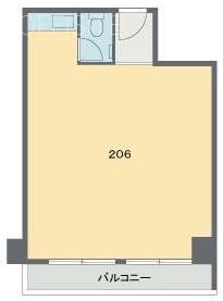 カーサグランデビル206 間取り図