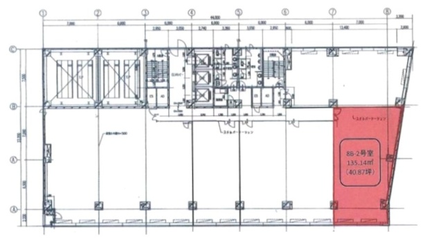 横浜西口KビルB-2 間取り図