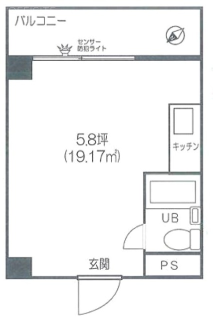 第3瑞穂ビル106 間取り図