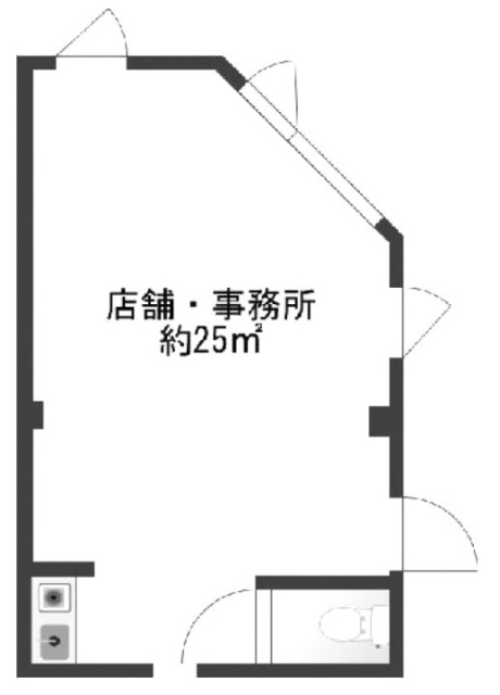 アクアマリンビル102 間取り図