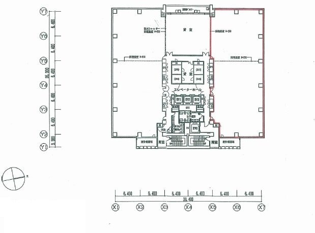 渋谷インフォスタワー7F 間取り図