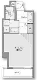 ホテル&レジデンス六本木904 間取り図