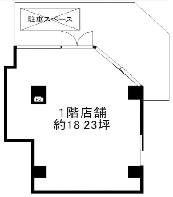 ICレジデンスビル1F 間取り図