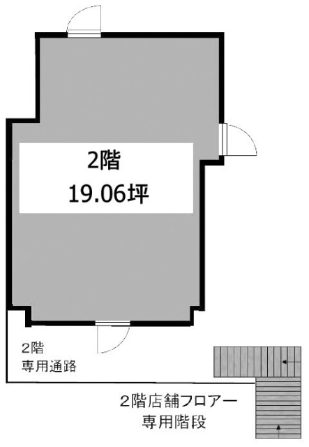 山王アーバンライフ2F 間取り図