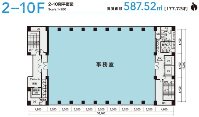 品川イースト4F 間取り図