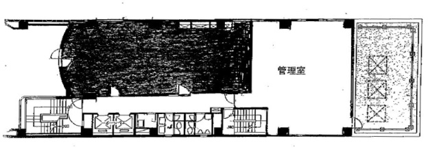 青山鈴木硝子ビル3F 間取り図