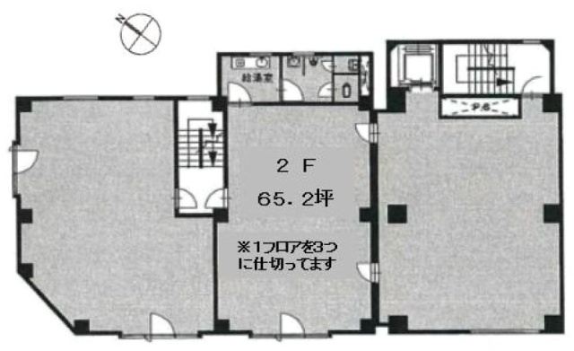 マルニシテグラビル2F 間取り図