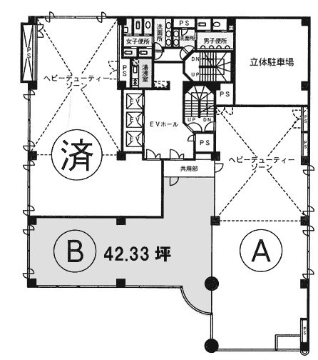 パレアナビル2F 間取り図