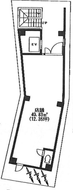 セレスD&Cビル1F 間取り図