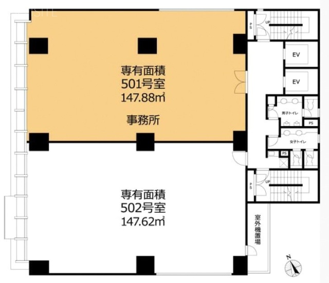 VORT東新宿501 間取り図