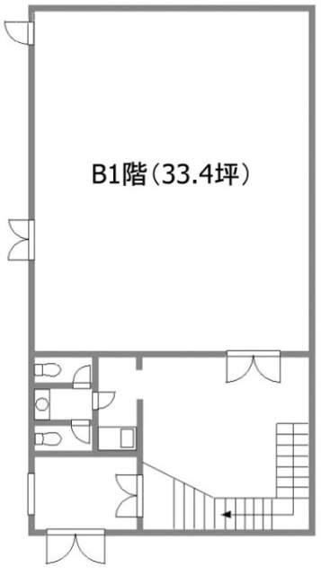 ASTYビルB1F 間取り図