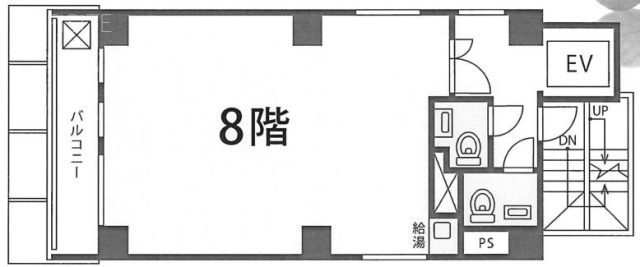 第2オンダビル8F 間取り図