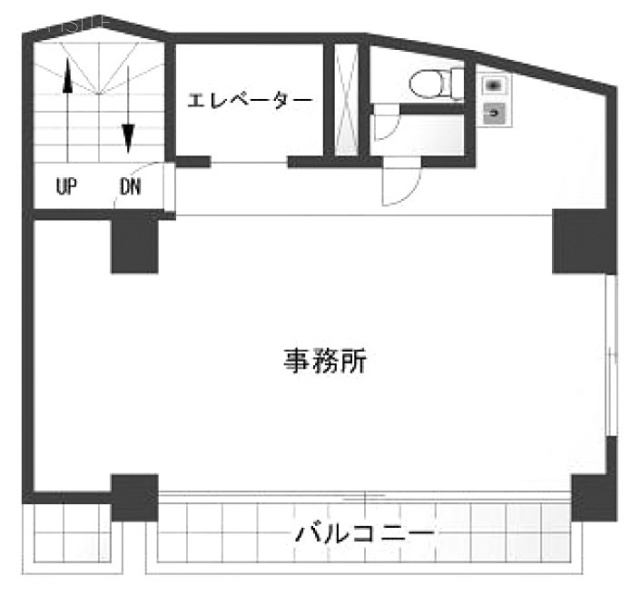 Glanffice茅場町10F 間取り図