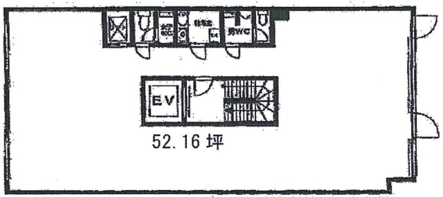 ワクダビル3F 間取り図