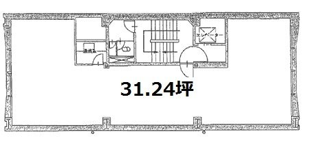 鈴庄ビル8F 間取り図