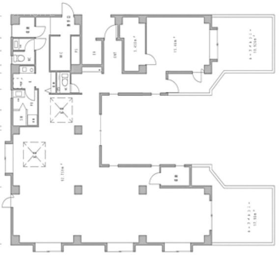 自由が丘テラスビル301 間取り図