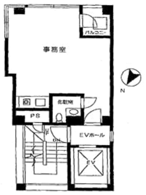 芝虎八ビル4F 間取り図