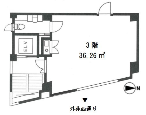 カーサキミ3F 間取り図