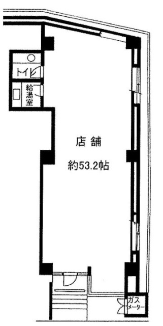 ヒルクレスト代官山ビル1F 間取り図