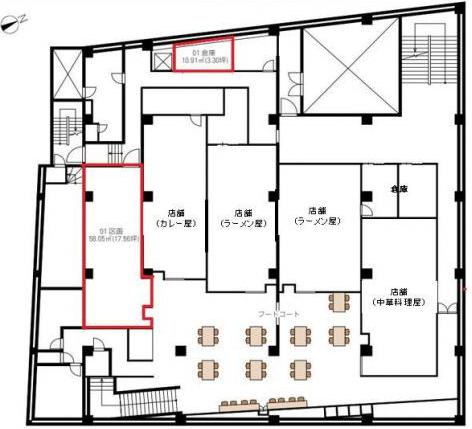 山崎商事ビル1 間取り図