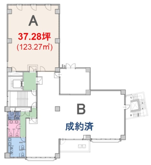 イマス元浅草ビルA 間取り図