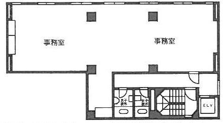 三重ビル3F 間取り図