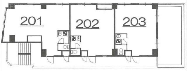 プロスペリタ池袋ビル203 間取り図