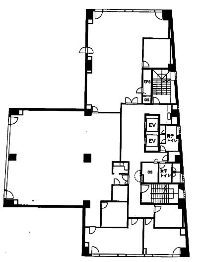 麹町センタープレイス6F 間取り図