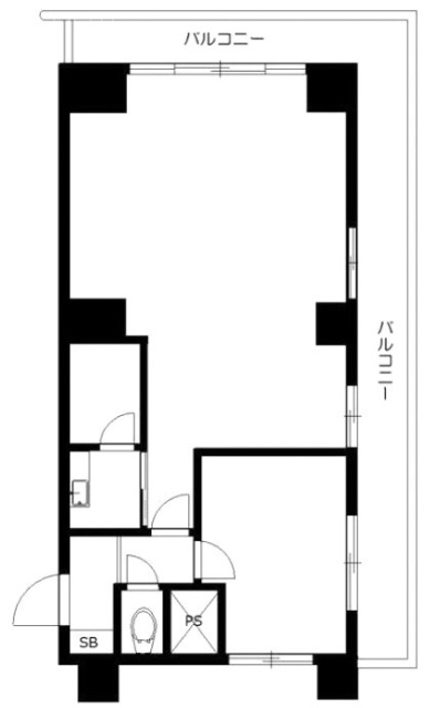 第25宮庭マンション403 間取り図