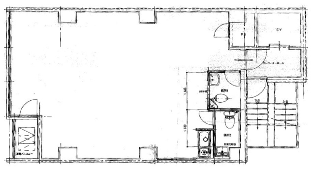 丸万7号館2F 間取り図