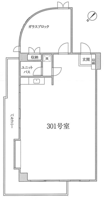 KKYビル301 間取り図