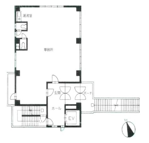 第2ARSビルM1F 間取り図