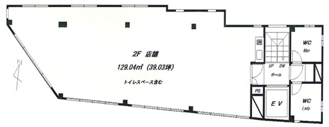 トレスリーオスビル2F 間取り図